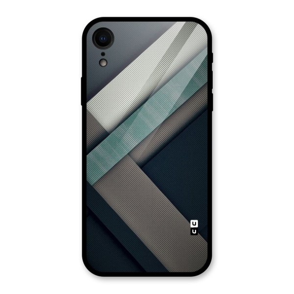 Dark Stripes Glass Back Case for XR