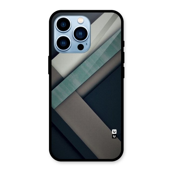 Dark Stripes Glass Back Case for iPhone 13 Pro