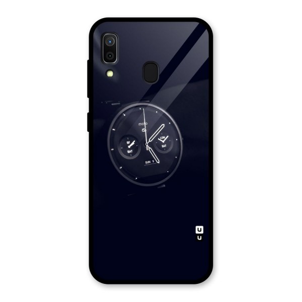 Dark Watch Glass Back Case for Galaxy A30