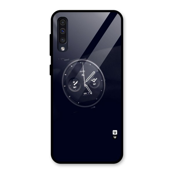 Dark Watch Glass Back Case for Galaxy A50s