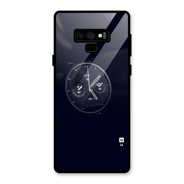 Dark Watch Glass Back Case for Galaxy Note 9