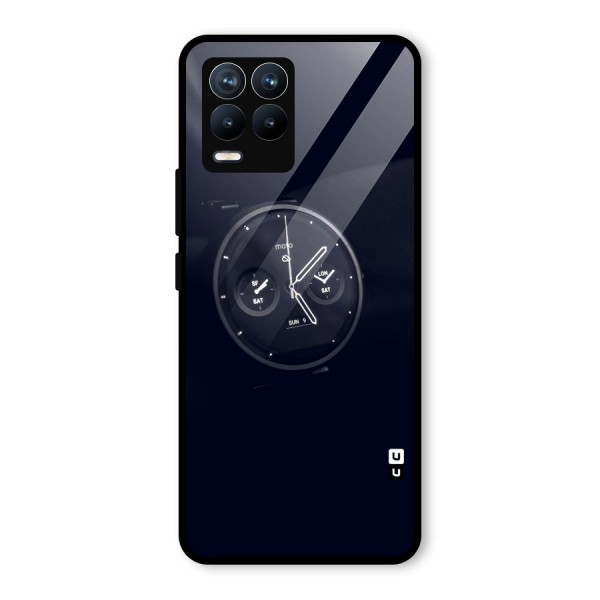 Dark Watch Glass Back Case for Realme 8 Pro