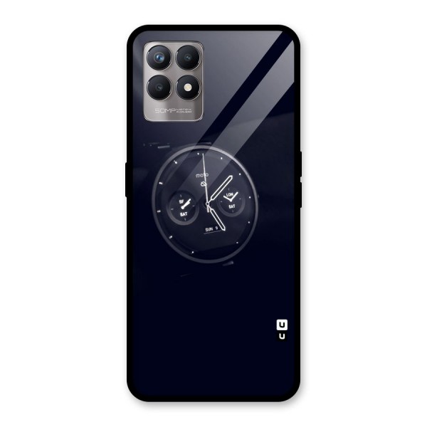 Dark Watch Glass Back Case for Realme 8i