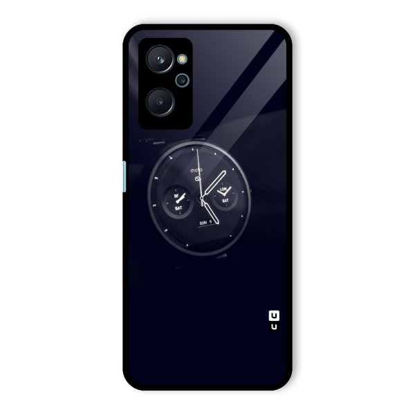 Dark Watch Glass Back Case for Realme 9i