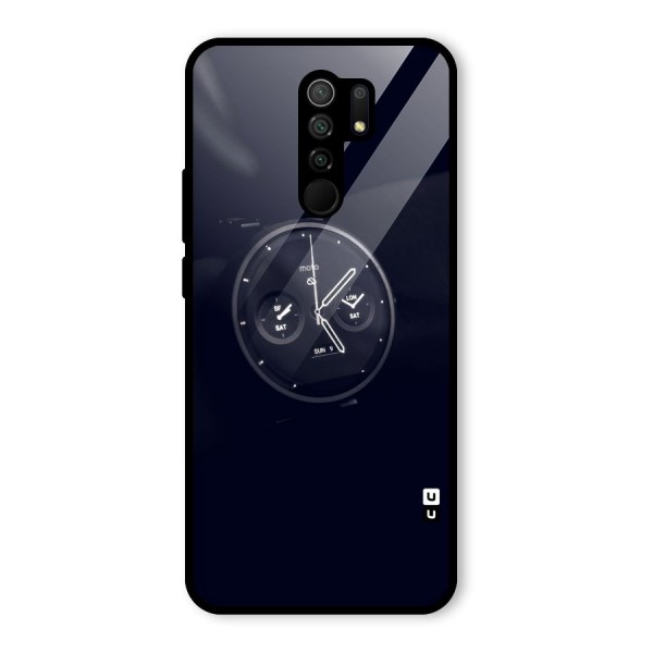 Dark Watch Glass Back Case for Redmi 9 Prime