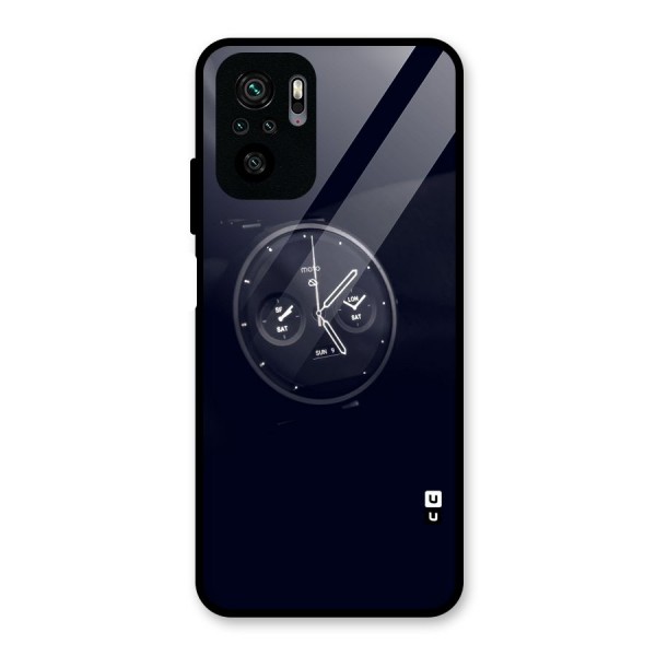 Dark Watch Glass Back Case for Redmi Note 10