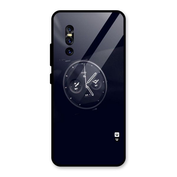 Dark Watch Glass Back Case for Vivo V15 Pro