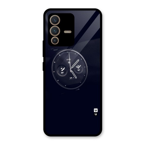 Dark Watch Glass Back Case for Vivo V23 5G