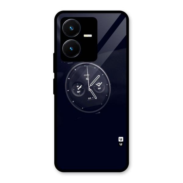 Dark Watch Glass Back Case for Vivo Y22