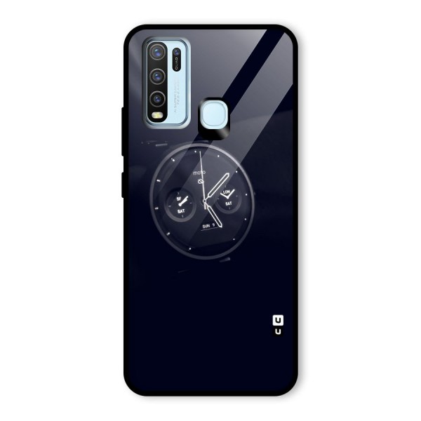 Dark Watch Glass Back Case for Vivo Y30