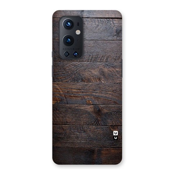 Dark Wood Printed Back Case for OnePlus 9 Pro