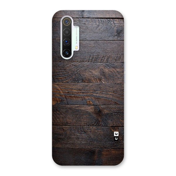 Dark Wood Printed Back Case for Realme X3 SuperZoom