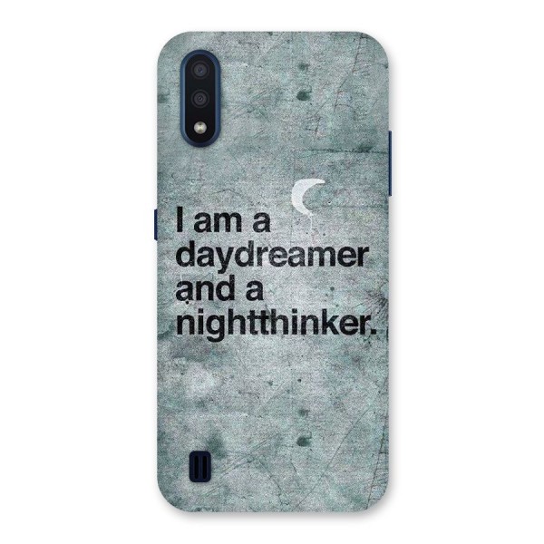 Day Dreamer Night Thinker Back Case for Galaxy M01