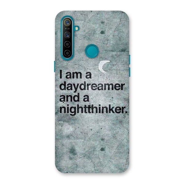 Day Dreamer Night Thinker Back Case for Realme 5i