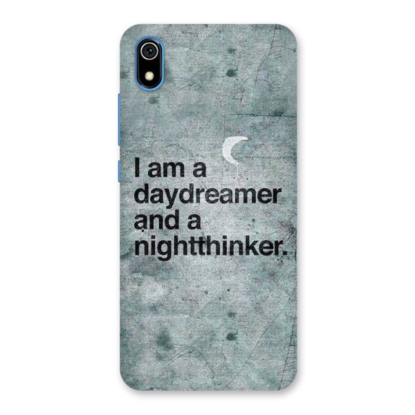 Day Dreamer Night Thinker Back Case for Redmi 7A