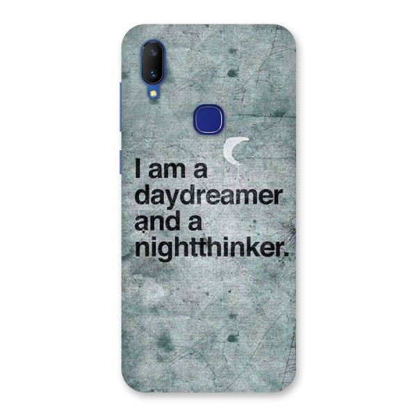 Day Dreamer Night Thinker Back Case for Vivo V11