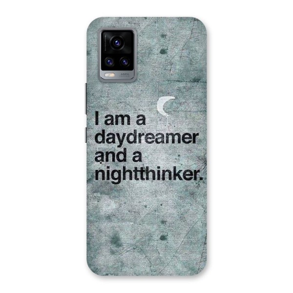 Day Dreamer Night Thinker Back Case for Vivo V20