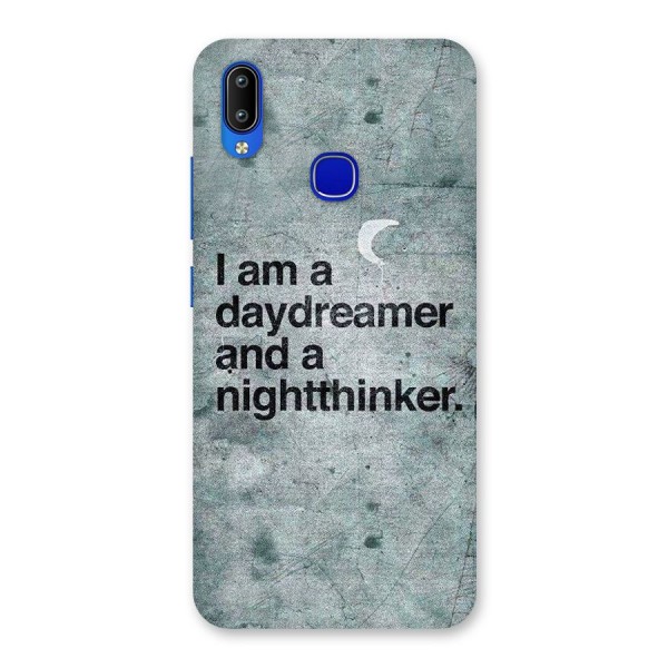 Day Dreamer Night Thinker Back Case for Vivo Y91