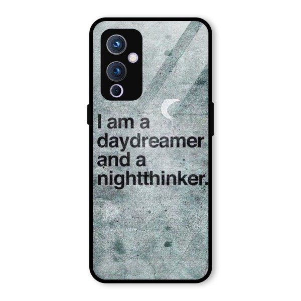 Day Dreamer Night Thinker Glass Back Case for OnePlus 9