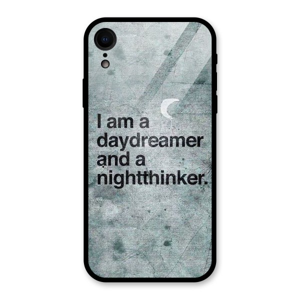 Day Dreamer Night Thinker Glass Back Case for XR