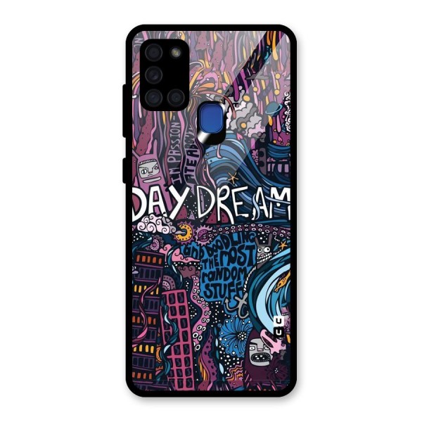 Daydream Design Glass Back Case for Galaxy A21s