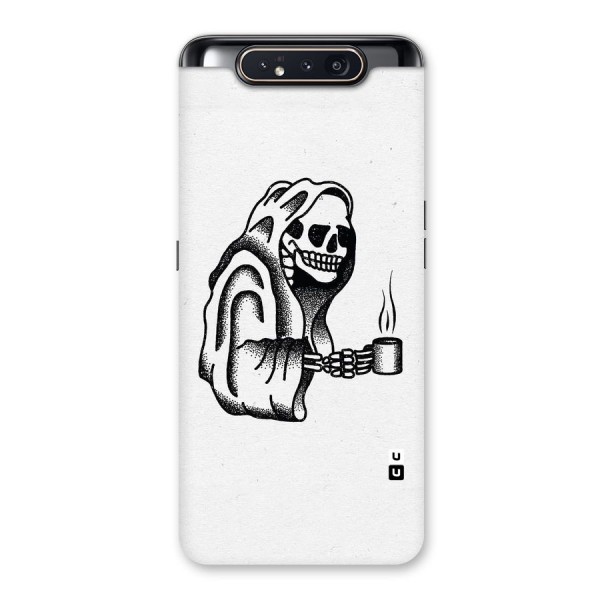 Dead But Coffee Back Case for Galaxy A80