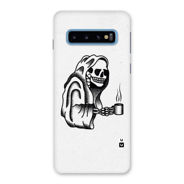 Dead But Coffee Back Case for Galaxy S10