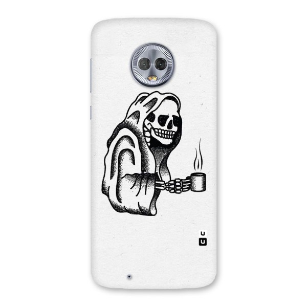 Dead But Coffee Back Case for Moto G6