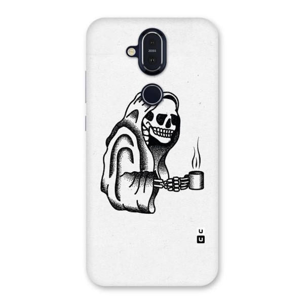 Dead But Coffee Back Case for Nokia 8.1