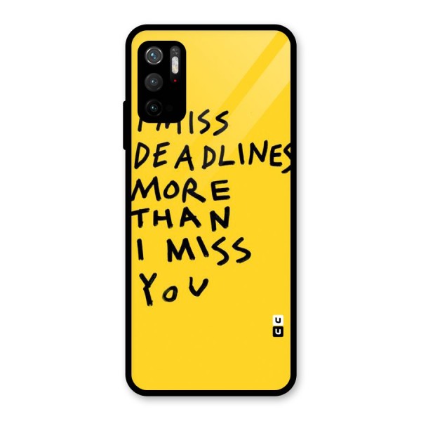 Deadlines Glass Back Case for Poco M3 Pro 5G