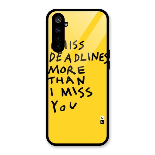 Deadlines Glass Back Case for Realme 6