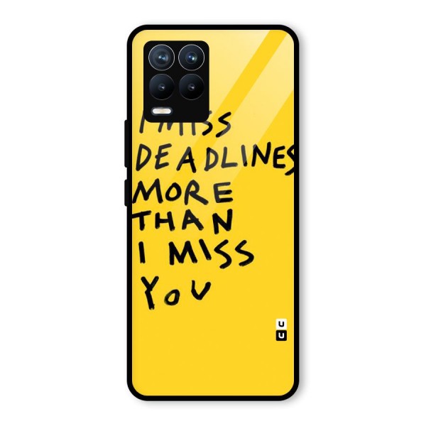 Deadlines Glass Back Case for Realme 8 Pro