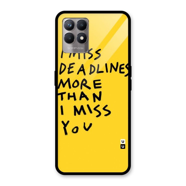 Deadlines Glass Back Case for Realme 8i