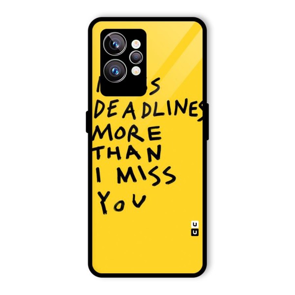 Deadlines Glass Back Case for Realme GT2 Pro