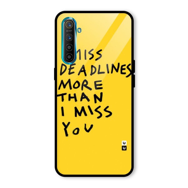 Deadlines Glass Back Case for Realme XT