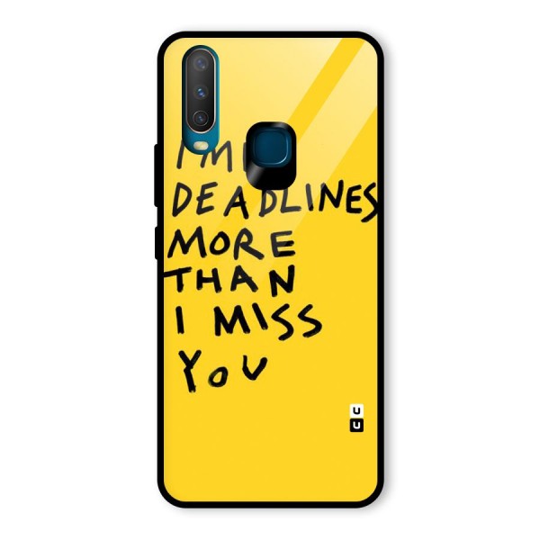 Deadlines Glass Back Case for Vivo Y15