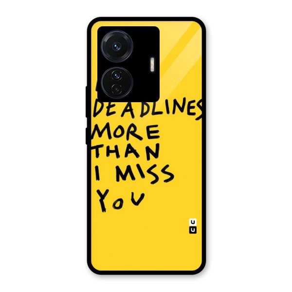 Deadlines Glass Back Case for Vivo iQOO Z6 Pro