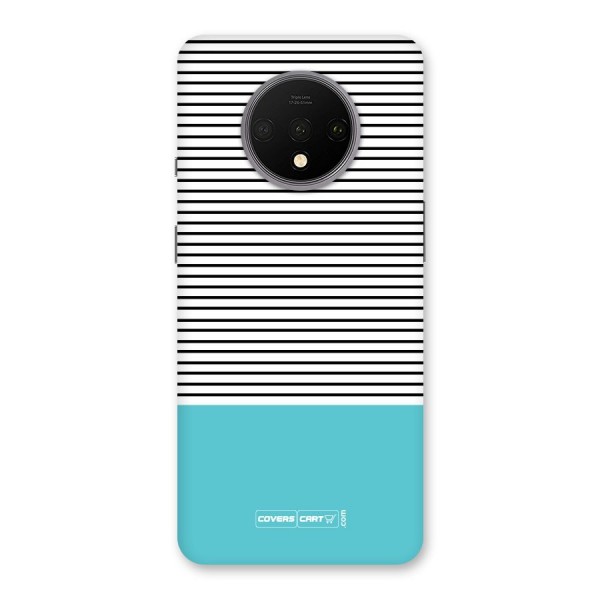 Deep Sky Blue Stripes Back Case for OnePlus 7T