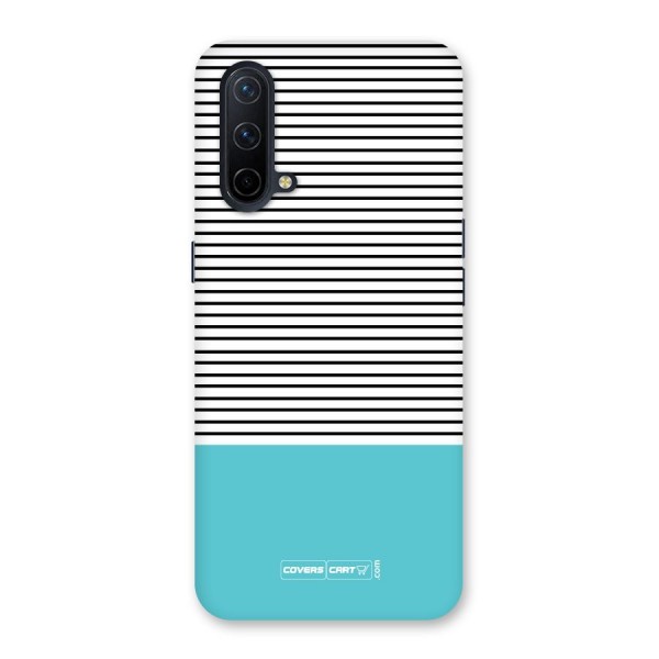 Deep Sky Blue Stripes Back Case for OnePlus Nord CE 5G