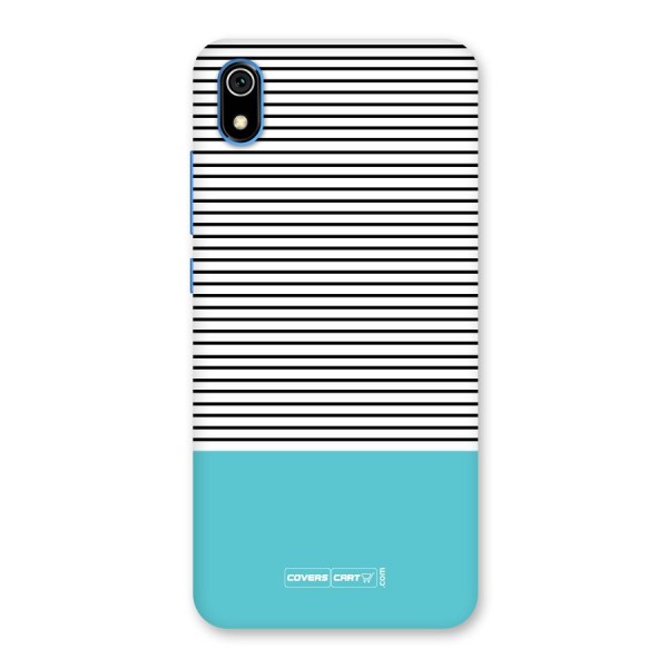 Deep Sky Blue Stripes Back Case for Redmi 7A