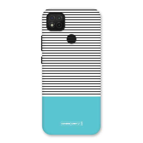 Deep Sky Blue Stripes Back Case for Redmi 9