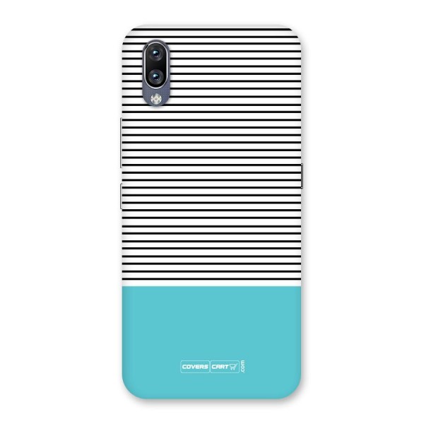 Deep Sky Blue Stripes Back Case for Vivo NEX