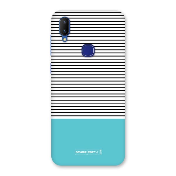 Deep Sky Blue Stripes Back Case for Vivo V11