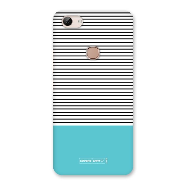 Deep Sky Blue Stripes Back Case for Vivo Y83