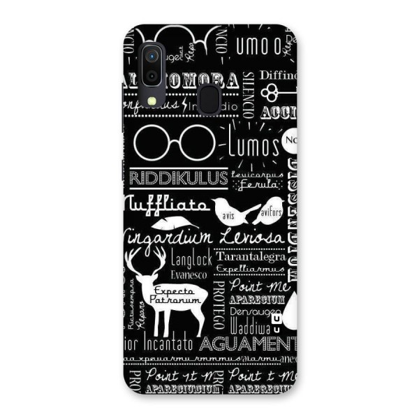 Deer Key Spell Back Case for Galaxy A20