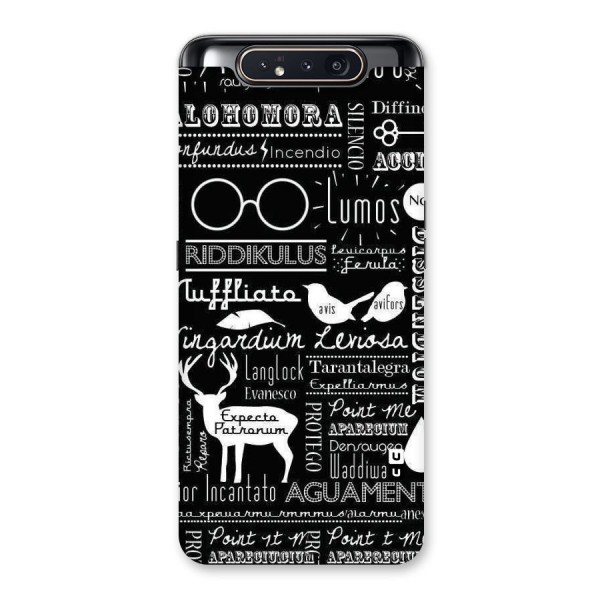 Deer Key Spell Back Case for Galaxy A80