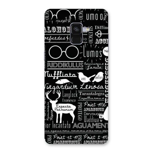 Deer Key Spell Back Case for Galaxy A8 Plus