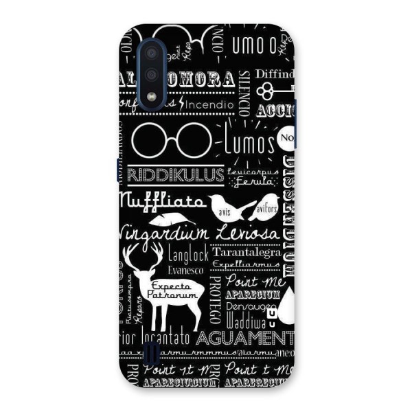 Deer Key Spell Back Case for Galaxy M01