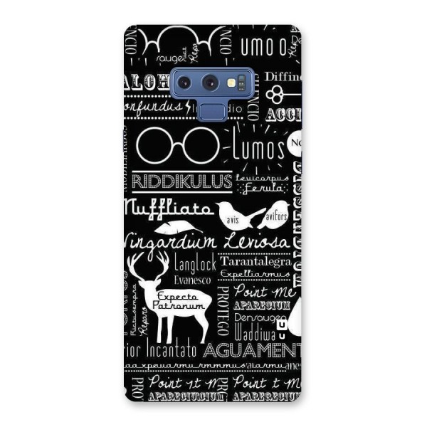 Deer Key Spell Back Case for Galaxy Note 9