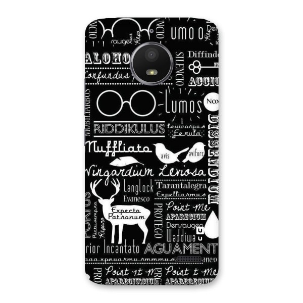 Deer Key Spell Back Case for Moto E4